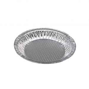 8" Alum Lanced Medium Pie Pan w/Waffle, 18 oz.