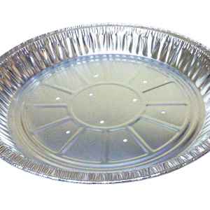 9" Heavy Alum Pie Pan w/ 9 hole Perf., 22 oz.