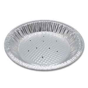 9" Heavy Alum Deep Pie Pan w/ Waffle & 9 hole Perf., 26 oz.