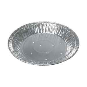 8" Alum Deep Pie Pan w/ 9 hole Perf., 19 oz.