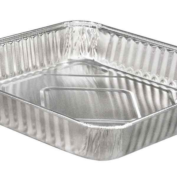 8" Square Heavy Alum Pan, 33 oz., 250 ct.