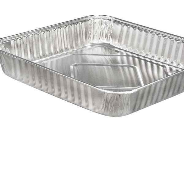 8" Square Alum Pan, 33 oz., 500 ct.