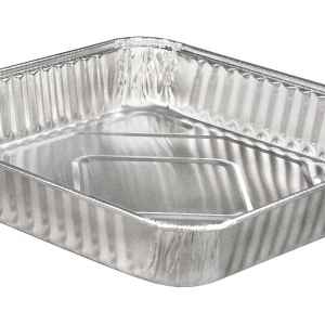 8" Square Alum Pan, 33 oz., 6500 ct.