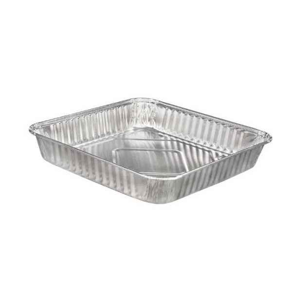 8" Square Mainstream Alum Pan, 33 oz.