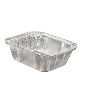 537- 5.6" x 4.6" Alum Closeable 1 lb. Oblong Pan, 15 oz.