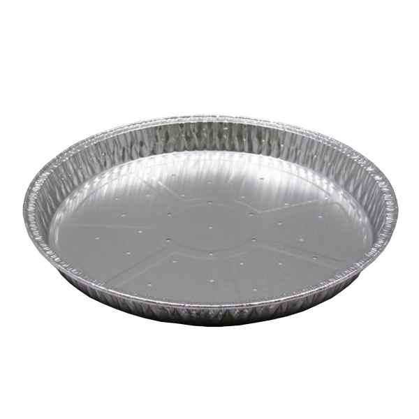 9" Round Extra Heavy Alum Pizza Pan w/ 29 hole Perf., 28 oz.