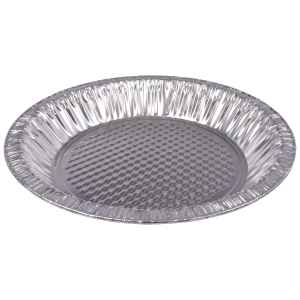 9" Alum Rev Lanced Pie Pan w/ Waffle Bottom, 26 oz.