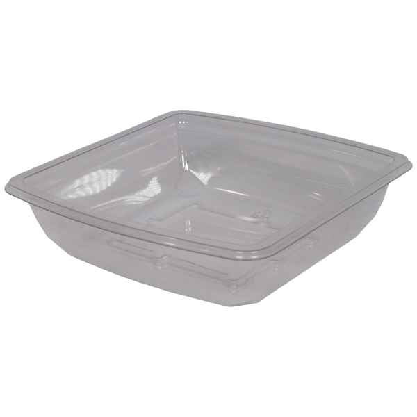 7" Square PET Bowl, 30 oz.