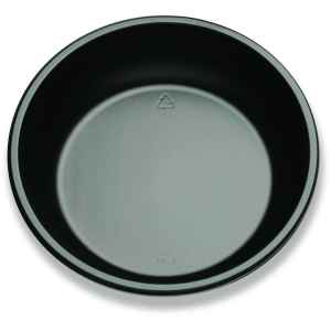 Tradewinds® 7" Round Black C-Fine PS Bowl, 24 oz.