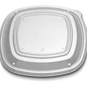 Forum® 10" Square PS Low Dome Lid w/ 4 Vents