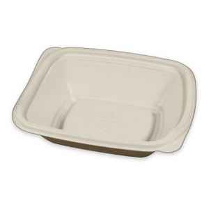 Earth Smart™ 7.5" x 6.25" White MFPP Contour Base, 18 oz.