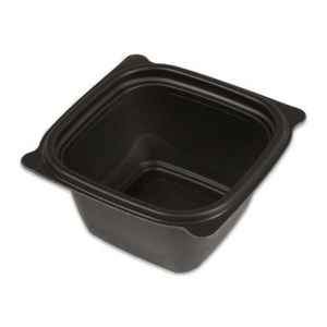 Cruiser® Sides 4" Square Black MFPP Base, 6 oz.