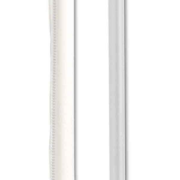 10.25" Tall Jumbo Translucent PP Straw, Wrapped