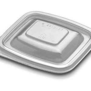 FreshServe® 5.25" x 4.75" PET Lid for 8/16 oz. Container