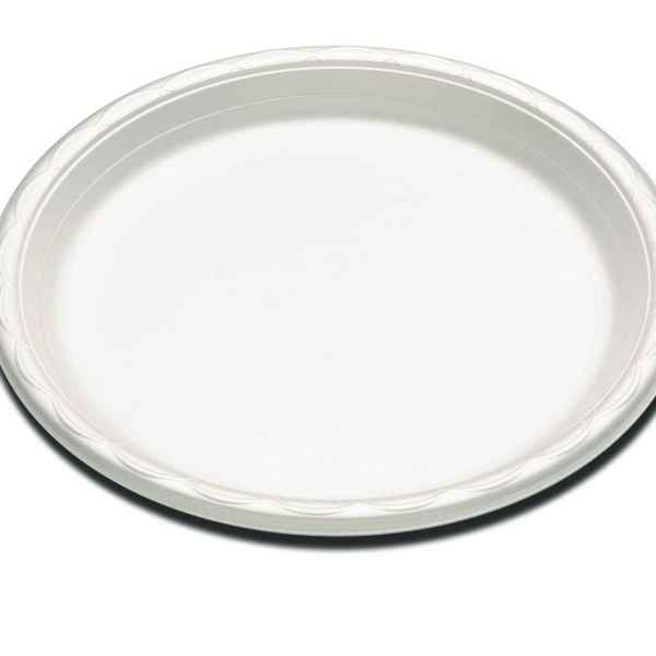 Enviroware® 10" Round White PS Plate