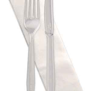 Monarch™ Clear Fork, Knife, 8X13 Napkin