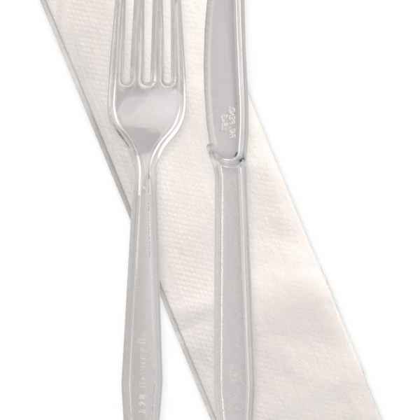 Monarch™ Clear Fork, Knife, 8X13 Napkin