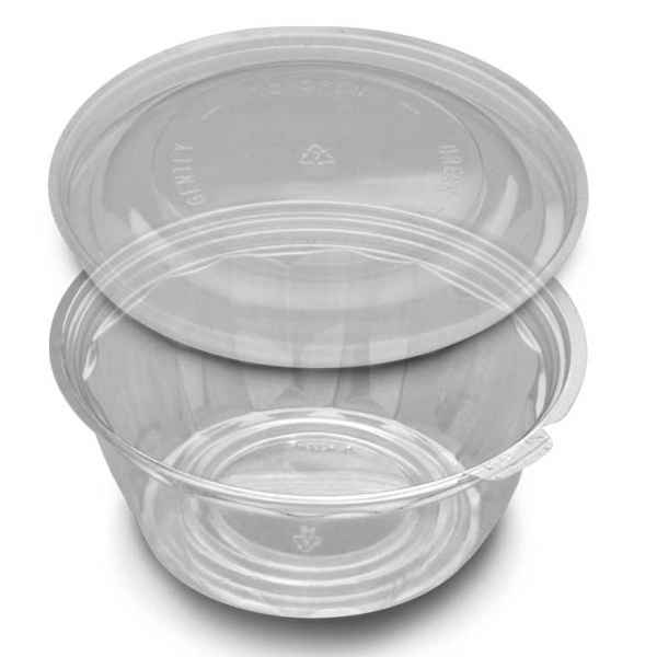 JustFresh™ 7.6" Round PS Bowl w/ High Dome, 32 oz.