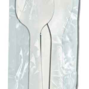 Senate White PP Fork, Knife, Teaspoon