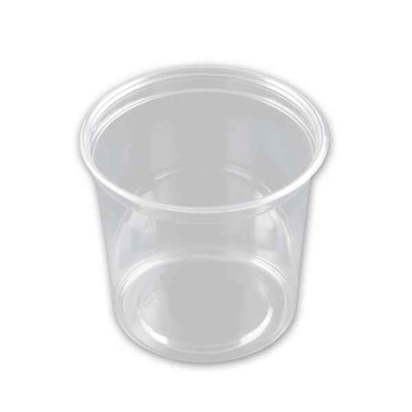 FreshServe® Round Standard Flange PET Container, 24 oz.