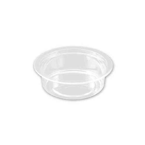 FreshServe® Round Wide Flange 2S PET Container, 8 oz.