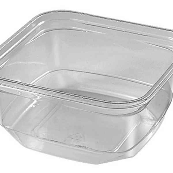 FreshServe® Square PLA Container, 12 oz.