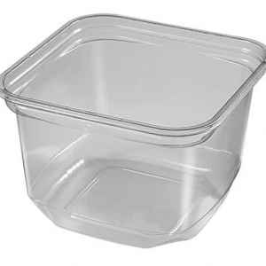 FreshServe® Square PET Container, 16 oz.