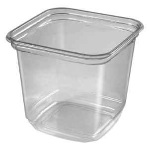 FreshServe® Square PET Container, 24 oz.