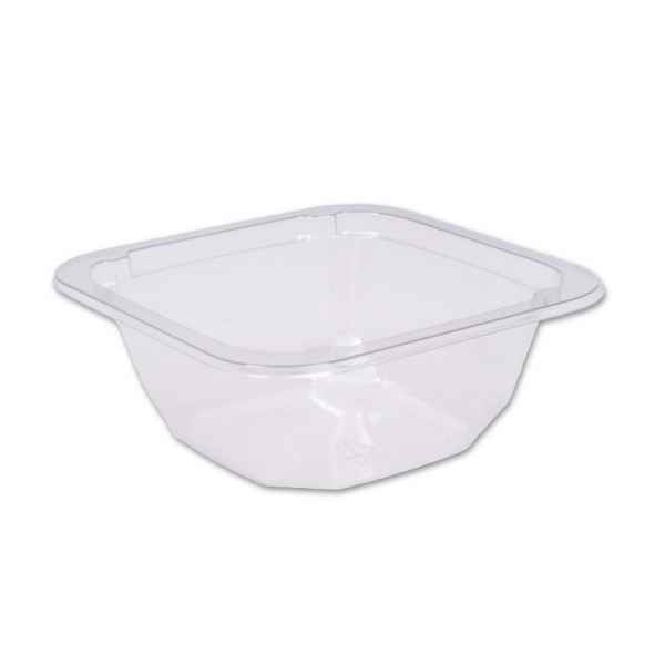 FreshServe® Square PET Wide Flange Container w/Taper, 8 oz.