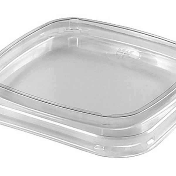 FreshServe® Square PET Lid, Outside Fit, 1500 ct.